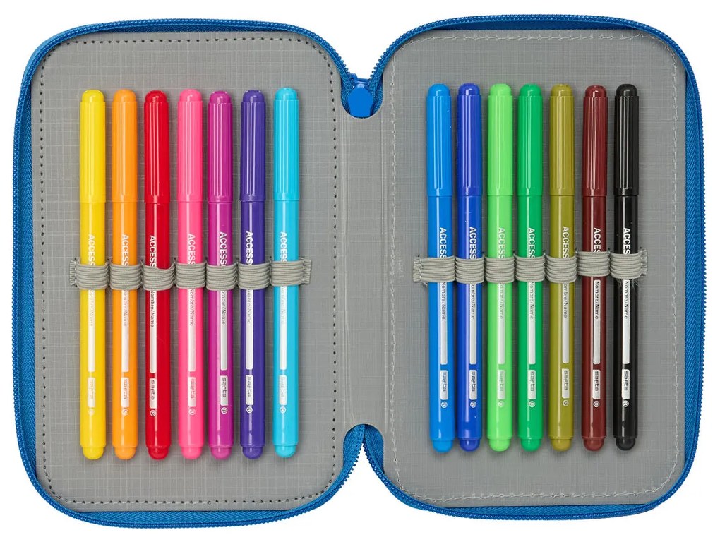 Κασετίνα Superman Μπλε 12,5 x 19,5 x 5,5 cm 37 Τεμάχια