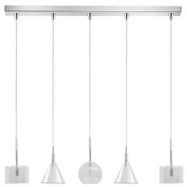 Κρεμαστό Φωτιστικό Ράγα 5xG9 Διάφανο 114-01047-12BR-clear Luma Lighting-114-01047-12BR-clear-Διάφανο 114-01047-12BR-clear