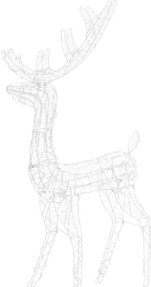 vidaXL Χριστουγεννιάτικοι Τάρανδοι 3 τεμ. Πολύχρωμοι 120 εκ. Ακρυλικό