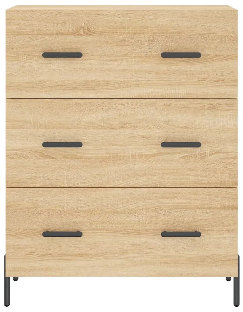 vidaXL Ντουλάπι Sonoma Δρυς 69,5 x 34 x 90 εκ. από Επεξεργασμένο Ξύλο