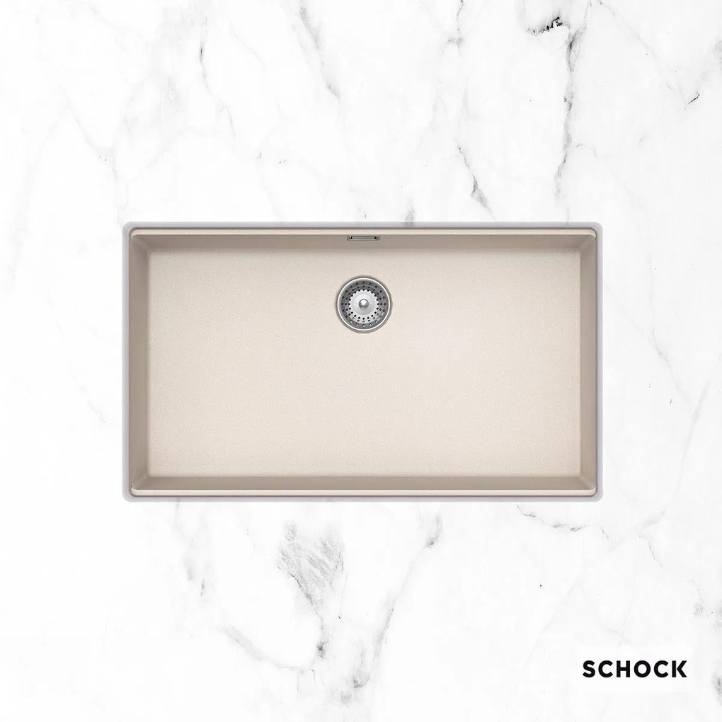 Schock Cristalite Manhattan Υποκαθήμενος Νεροχύτης 75x45,6εκ Everest