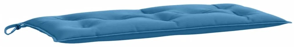 vidaXL Μαξιλάρια Πάγκου Κήπου Μπλε Μελανζέ 100x50x7 εκ. Ύφασμα