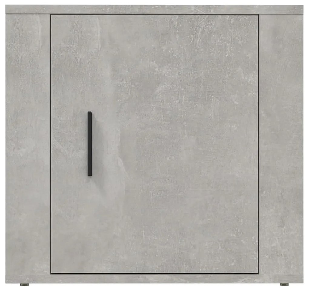 vidaXL Κομοδίνα 2 τεμ. Γκρι Σκυροδέματος 50x39x47 εκ.