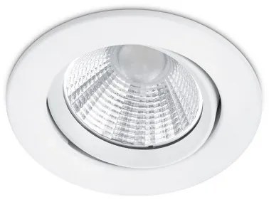 Χωνευτό Σποτ Φωτιστικό Οροφής LED 5,5W Στρογγυλό Περιστρεφόμενο ΙΡ23 Dimmable 36 Μοίρες Pamir Trio Lighting-650510131-Λευκό 650510131