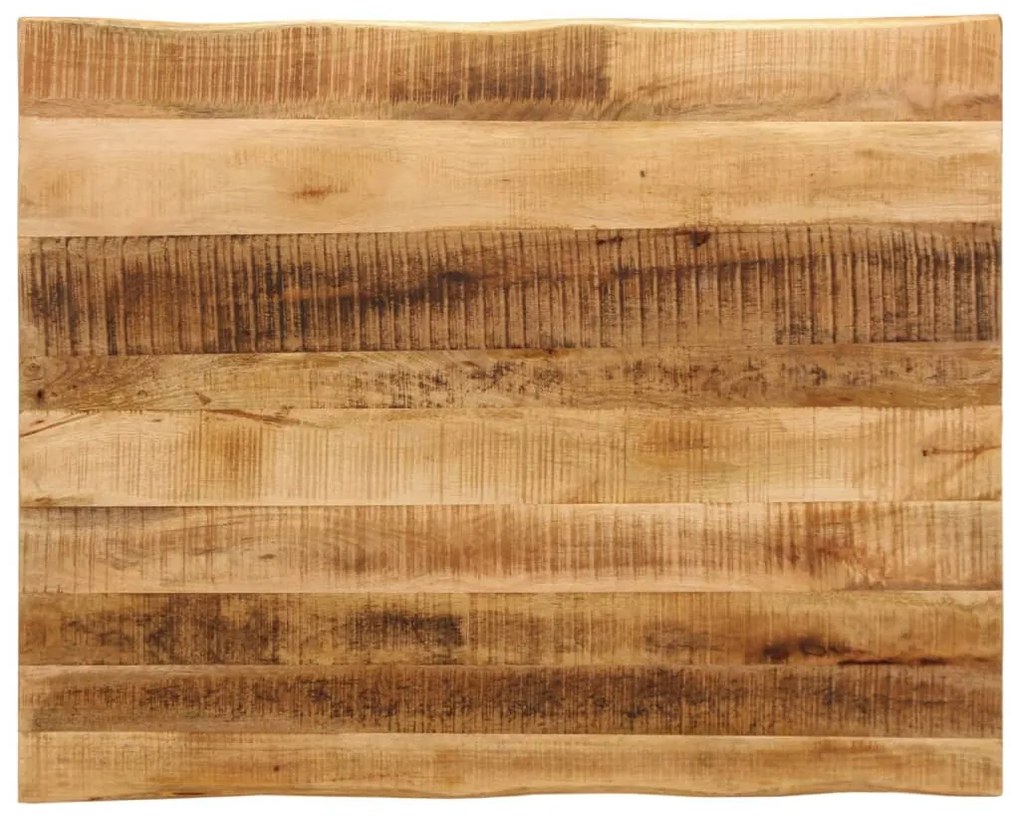 vidaXL Επιφάνεια Τραπεζιού 90x80x2,5 εκ. Live Edge Μασίφ Ξύλο Μάνγκο