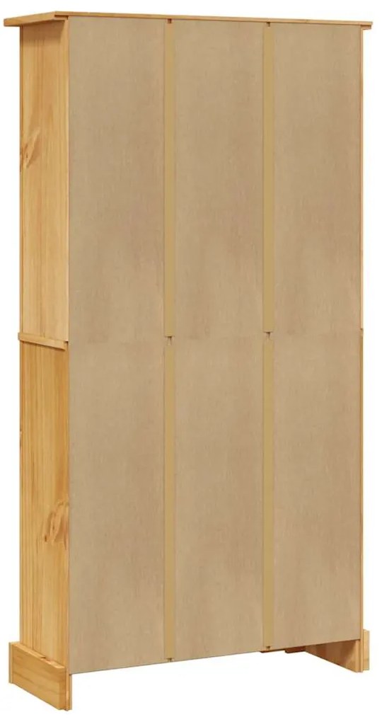 243743 vidaXL Βιβλιοθήκη 4 επιπέδων Μεξικ. Στιλ Corona 80x29x150 εκ.