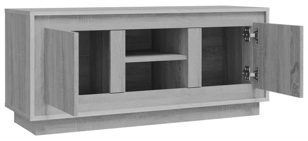 vidaXL Έπιπλο Τηλεόρασης Γκρι Sonoma 102x35x45 εκ. από Επεξεργ. Ξύλο