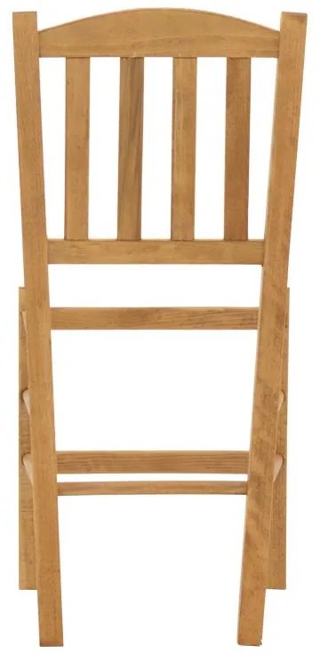 Καρέκλα καφενείου Σύρος C006 μασίφ ξύλο οξιάς λούστρο καρυδί 41x42x92εκ 41x42x92 εκ.