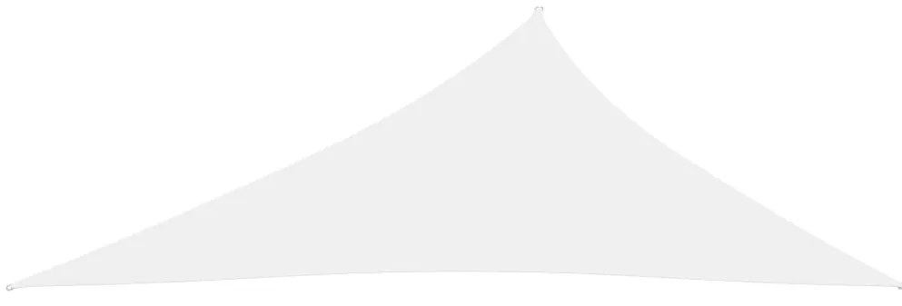 vidaXL Πανί Σκίασης Τρίγωνο Λευκό 4 x 5 x 6,4 μ. από Ύφασμα Oxford