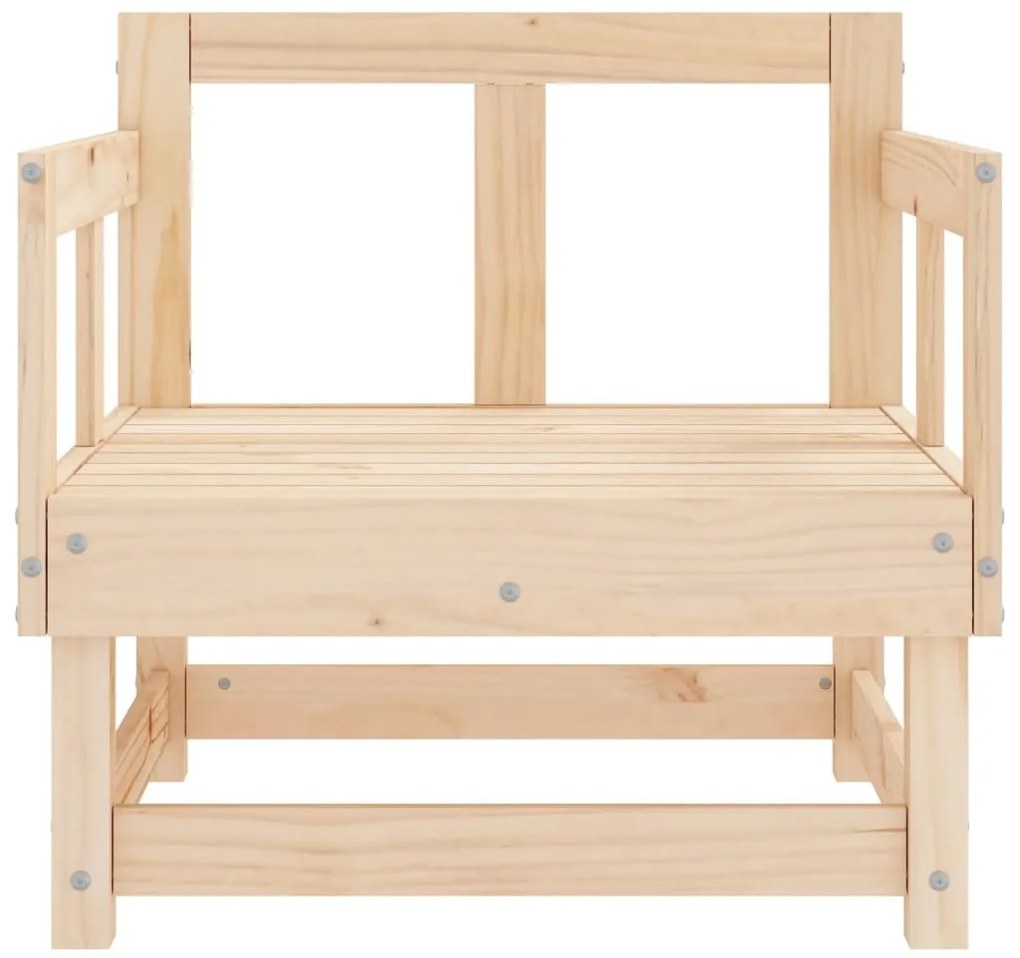 vidaXL Καρέκλες Κήπου 2 τεμ. από Μασίφ Ξύλο Πεύκου