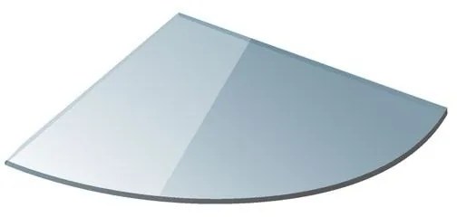 Εταζέρα γωνιακή γυάλινη MENSOLE 0620 KARAG 20cm (Χωρίς στηρίγματα)