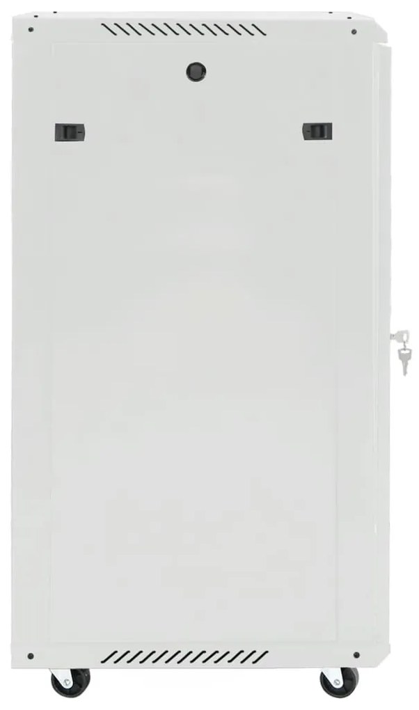 vidaXL Καμπίνα Δικτύου 15U 19" IP20 Γκρι 60x45x86 εκ.