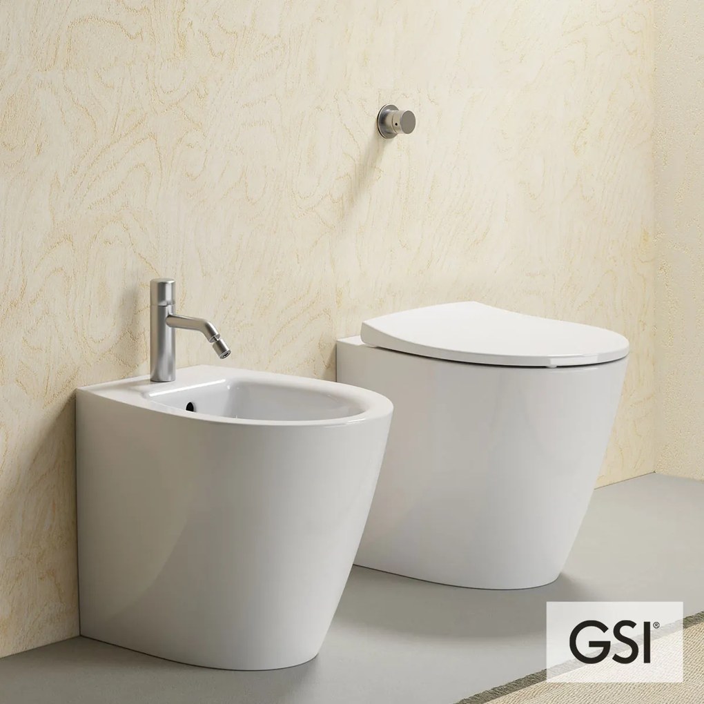 Λεκάνη Υψηλής Πίεσης Πισωστόμια Modo/52 Swirlflush με κάλυμμα Slim Soft Close MS98C, GSI White 981000C-300