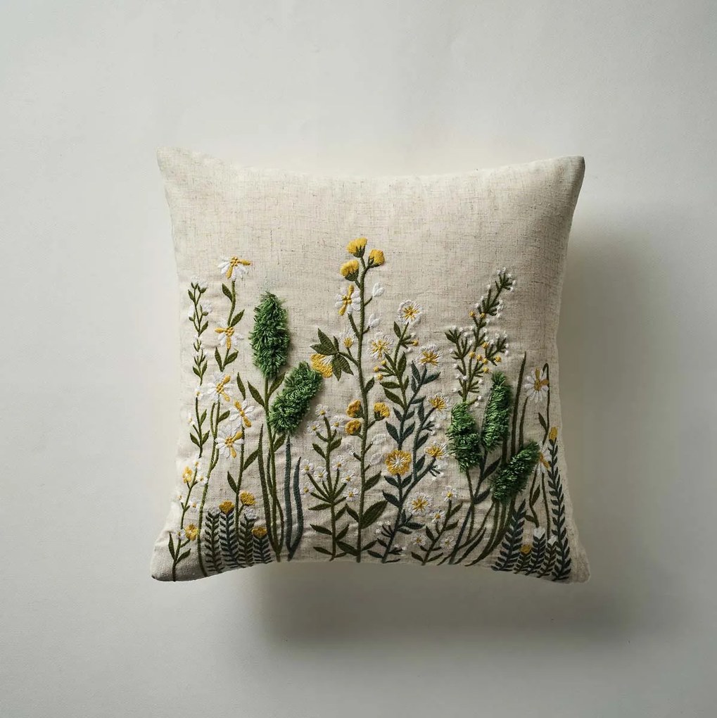 Διακοσμητική Μαξιλαροθήκη (40x40) Gofis Home Florette 206