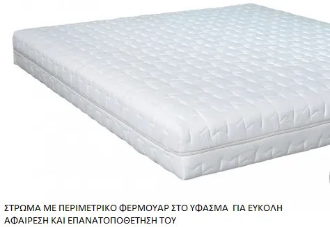 Στρώμα Ύπνου ΑΝΑΤΟΜΙΚΟ - Latex 140x190 PL3  ΑΙΓΛΗ DREAMSTROM ΔΙΠΛΟ