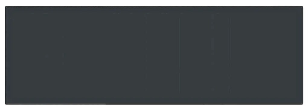 vidaXL Σέτ φαγητού για κήπο με μαξιλάρι 11 pcs Ανθρακί και Κρέμα