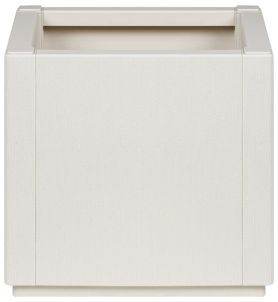 vidaXL Γλάστρα κήπου vitaXL λευκή 36x36x35 εκ PP