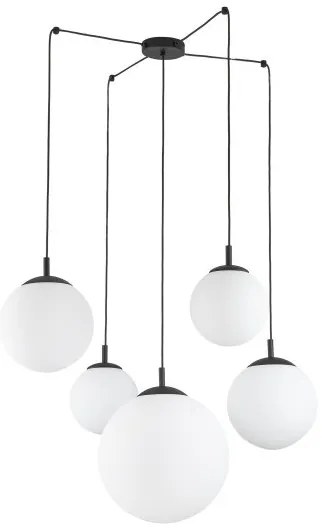 Κρεμαστό Φωτιστικό Οροφής 5xE27 15W IP20 Esme TK Lighting-4791-Λευκό 4791