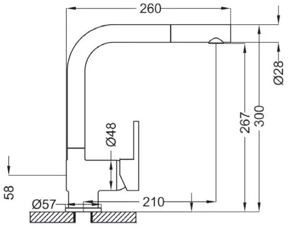 Μπαταρία κουζίνας Teorema Minimal 40