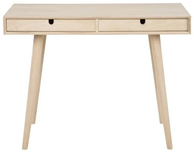 Τραπέζι γραφείου Oakland G104, Με συρτάρια, 74x100x45cm, Ξεθωριασμένη βελανιδιά