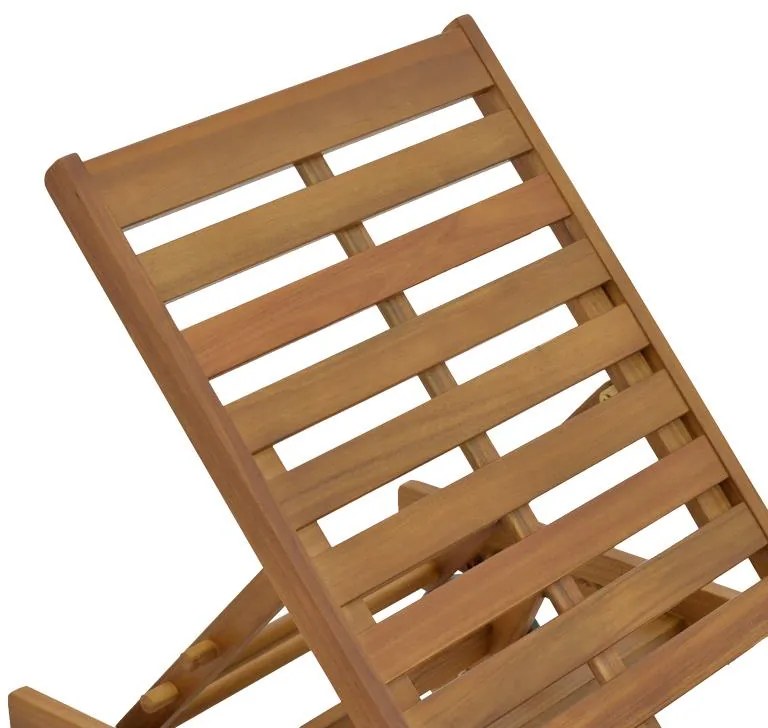 Ξαπλώστρα Weylar ξύλο ακακίας φυσικό 60x193x30εκ 60x193x30 εκ.