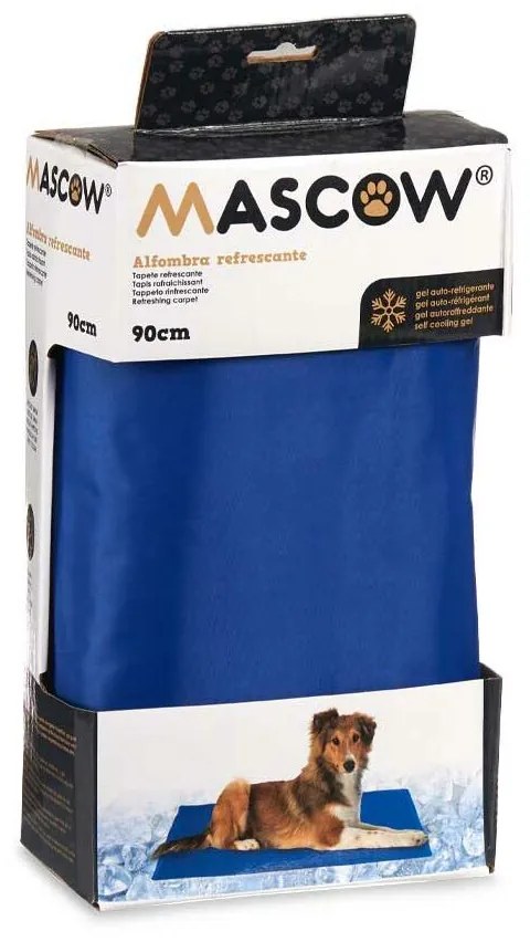 Χαλί Σκύλου Mascow Μπλε Αφρός Τζελ 49,5 x 1 x 90 cm Αναζωογονητική (x6)