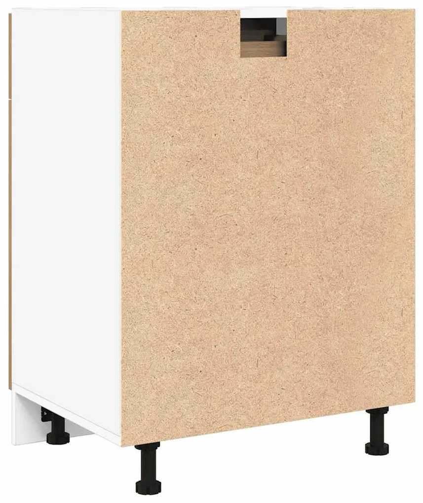 vidaXL Έπιπλο Με Συρτάρι Lyon Artisan Δρυς 60x46x81,5εκ. Επεξεργ. Ξύλο
