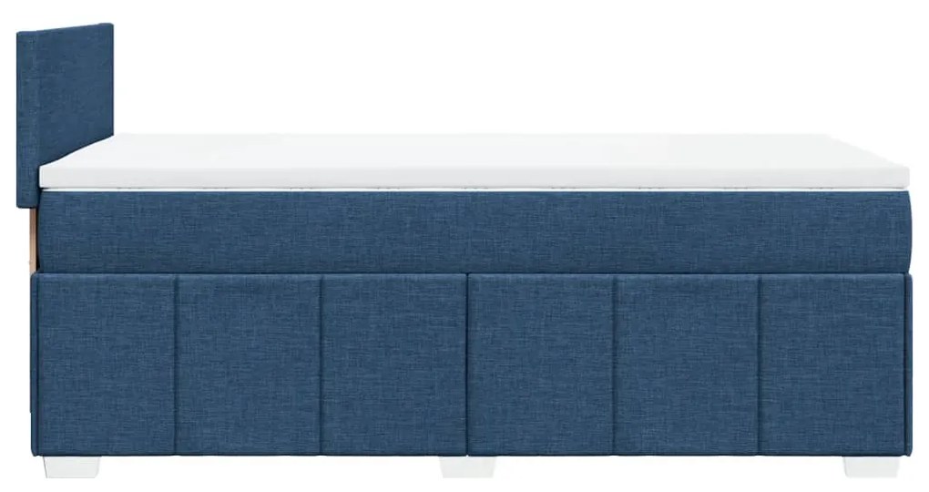 ΚΡΕΒΑΤΙ BOXSPRING ΜΕ ΣΤΡΩΜΑ ΜΠΛΕ 100 X 200 ΕΚ. ΥΦΑΣΜΑΤΙΝΟ 3286978