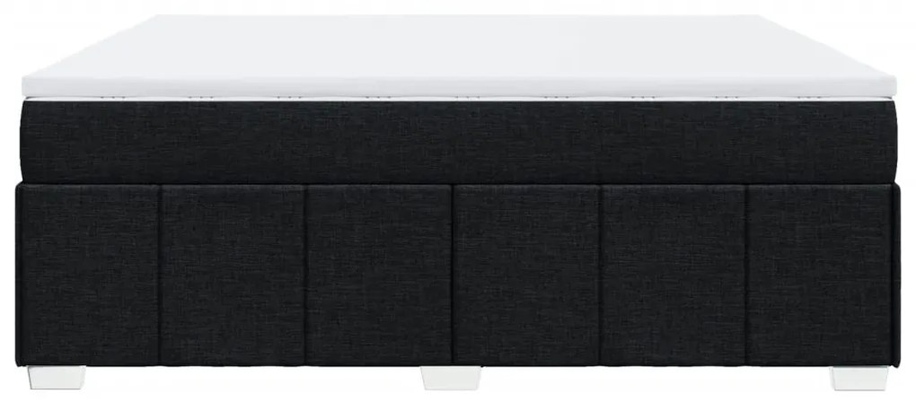 ΚΡΕΒΑΤΙ BOXSPRING ΜΕ ΣΤΡΩΜΑ ΜΑΥΡΟ 180X200 ΕΚ. ΥΦΑΣΜΑΤΙΝΟ 3285493