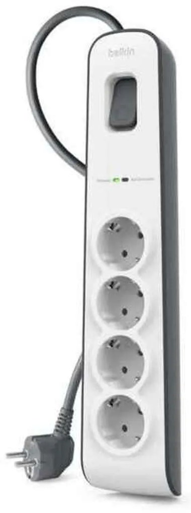 Πολύπριζο με 4 Πρίζες με διακόπτη Belkin BSV400VF2M Λευκό