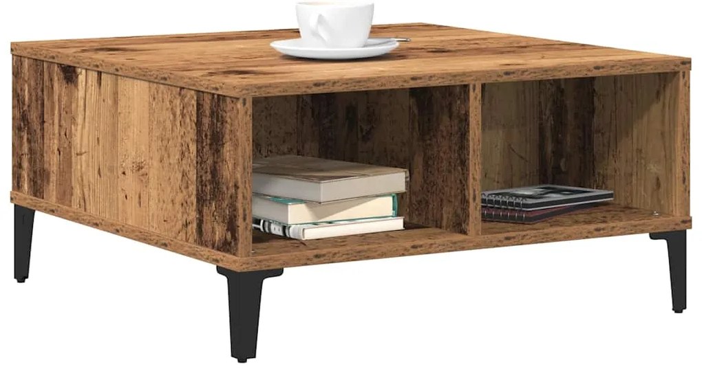 vidaXL Τραπεζάκι σαλονιού Παλαιό ξύλο 60 x 60 x 30 cm