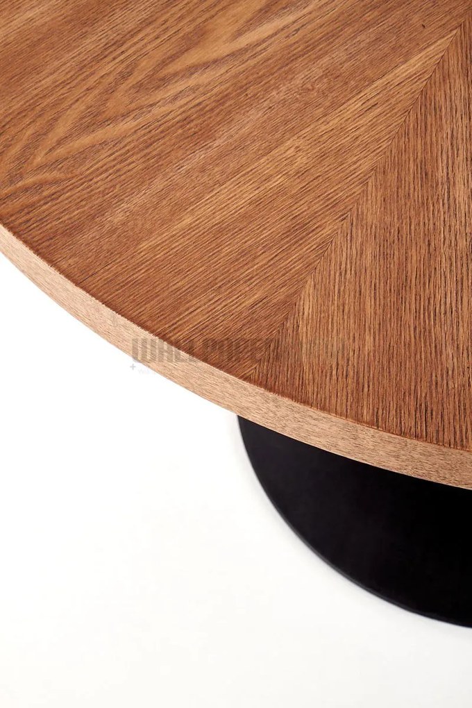 Carma Τραπέζι Στρογγυλό Ξύλινο 100x100x75