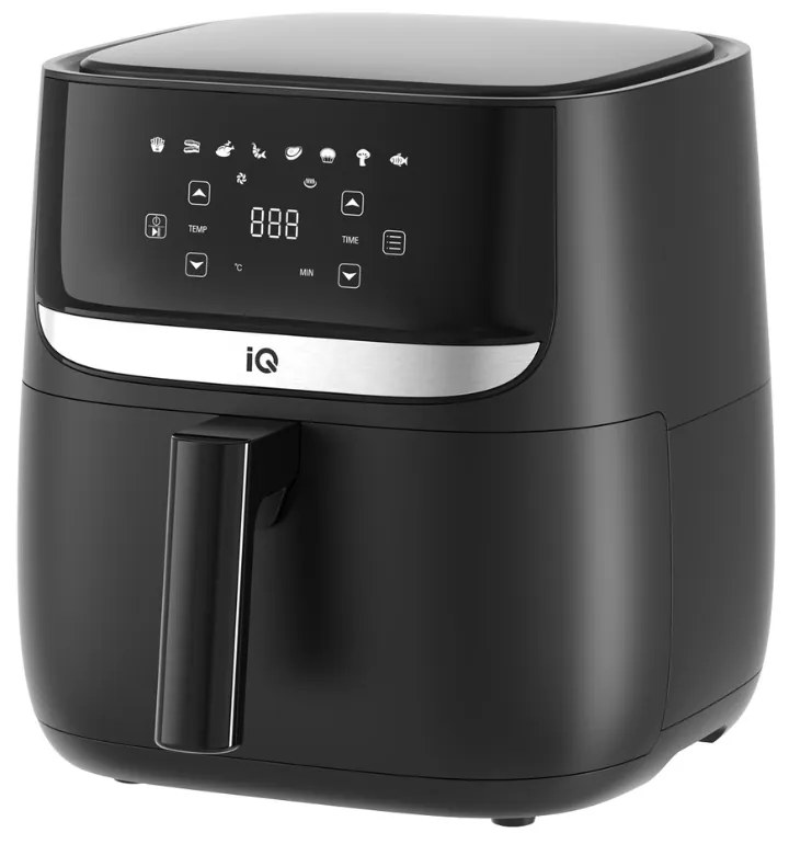 Iq Af-002 Φριτέζα Αέρος Με Αποσπώμενο Κάδο 5,7lt Black