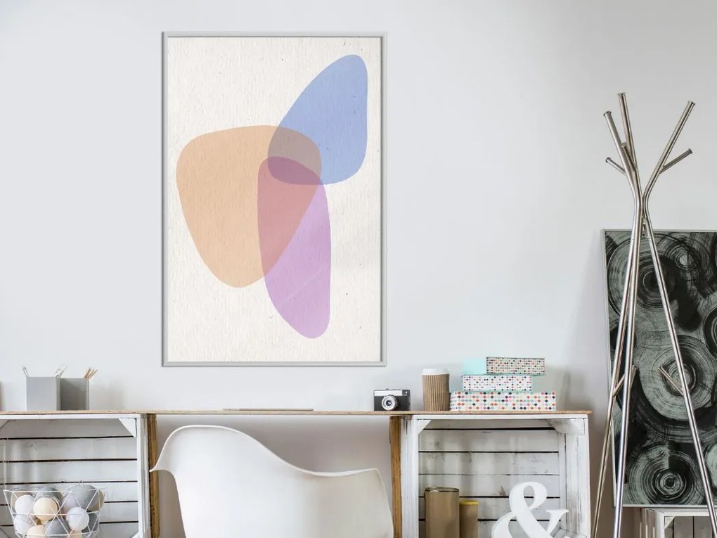 Αφίσα - Pastel Sets II - 20x30 - Χρυσό - Με πασπαρτού