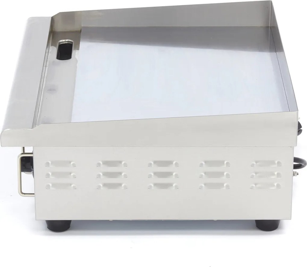 Griddle - Smooth Chrome - 55cm - incl Drip tray