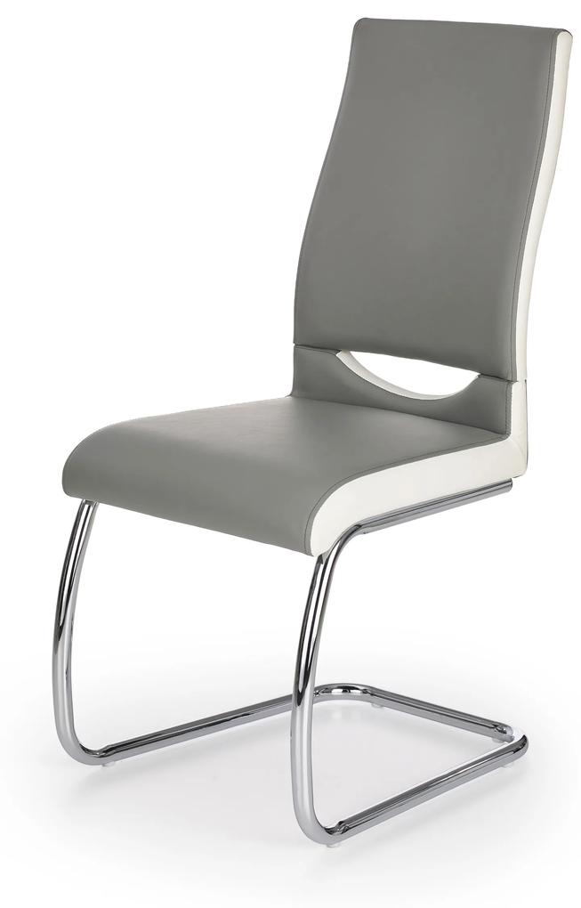 60-20974 K259 chair, color: grey / white DIOMMI V-CH-K/259-POPIEL, 1 Τεμάχιο