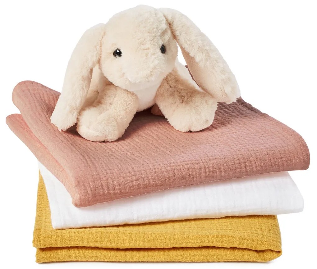 Σετ 3 μάξι πάνες από βαμβακερή γάζα, Kumla