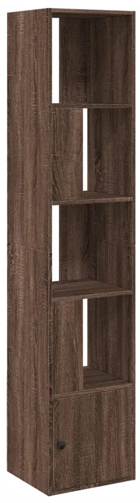 vidaXL Βιβλιοθήκη καφέ δρυς 40x36x189 εκ. από Επεξεργασμένο Ξύλο