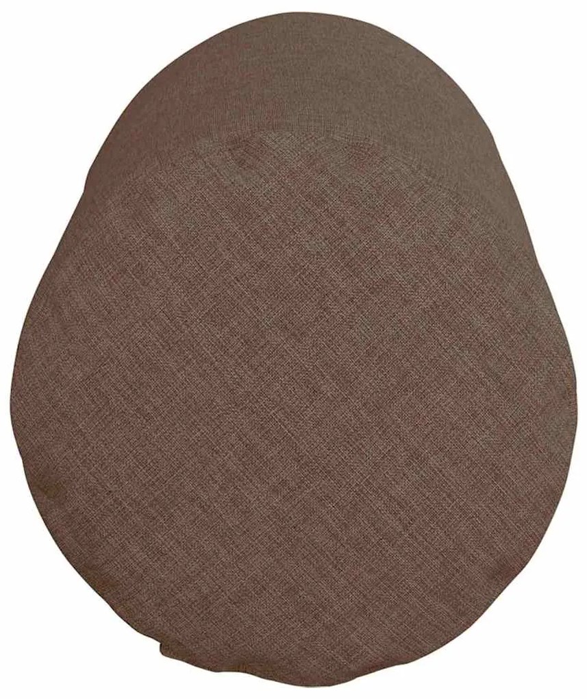 vidaXL Μαξιλάρια Στήριγμα 2 pcs Καφέ Ø 15 x 40 εκ ύφασμα