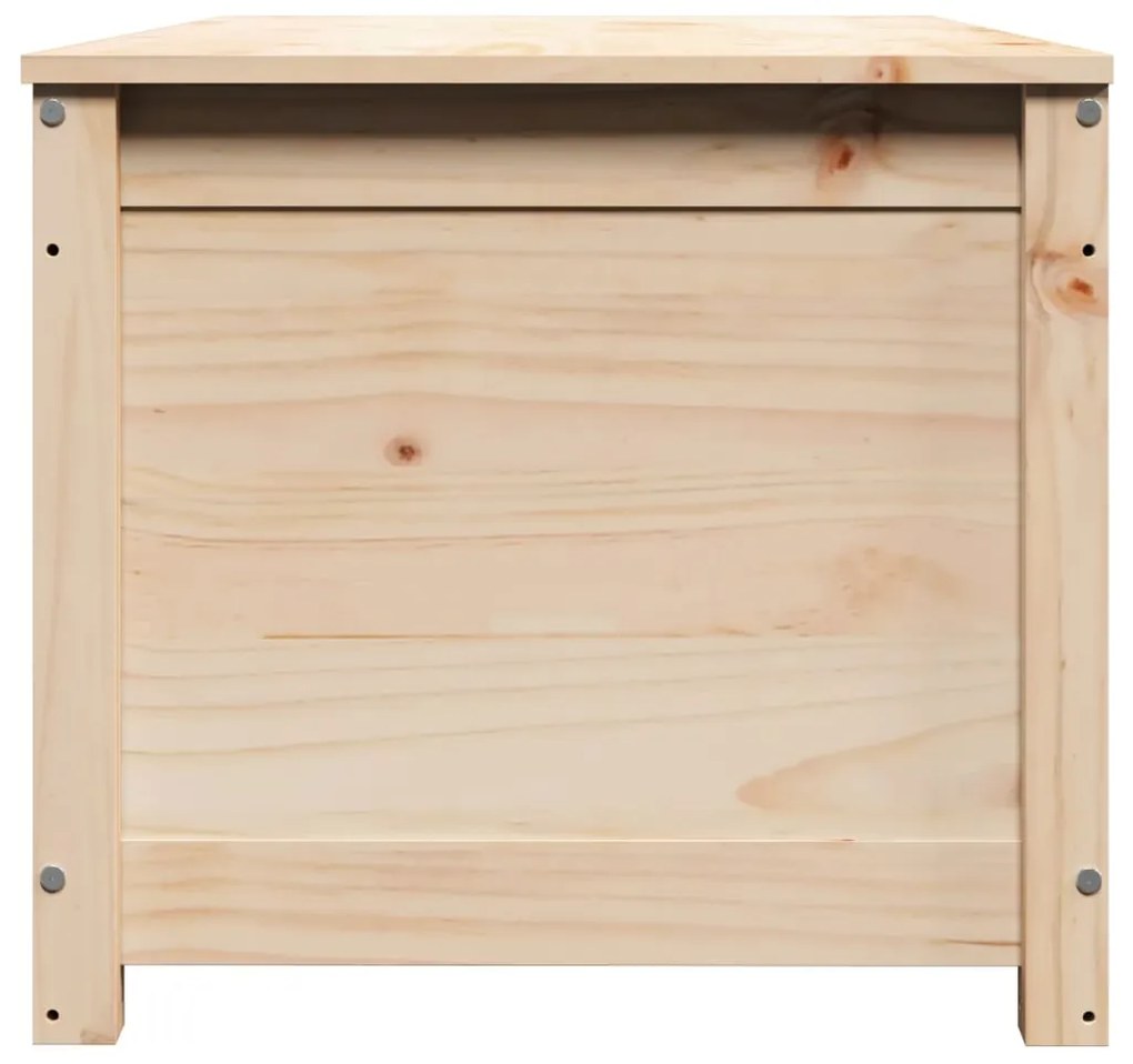 vidaXL Κουτί Αποθήκευσης 110 x 50 x 45,5 εκ από Μασίφ Ξύλο Πεύκου