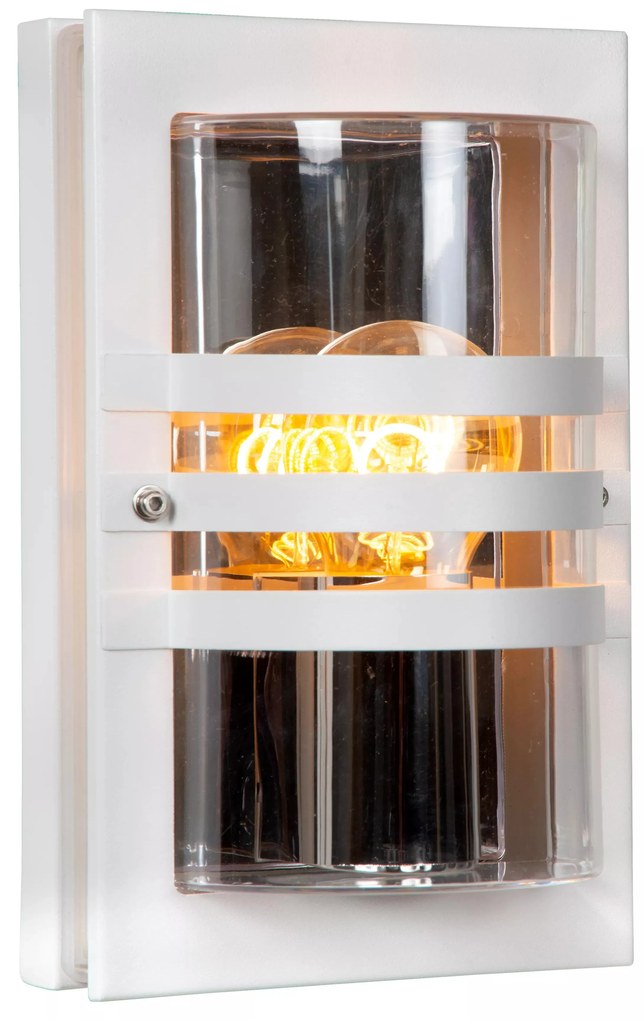 Φωτιστικό Επίτοιχο Lucide 14826-01-31 PRIVAS Λευκό (White)|Διάφανο (Transparent)