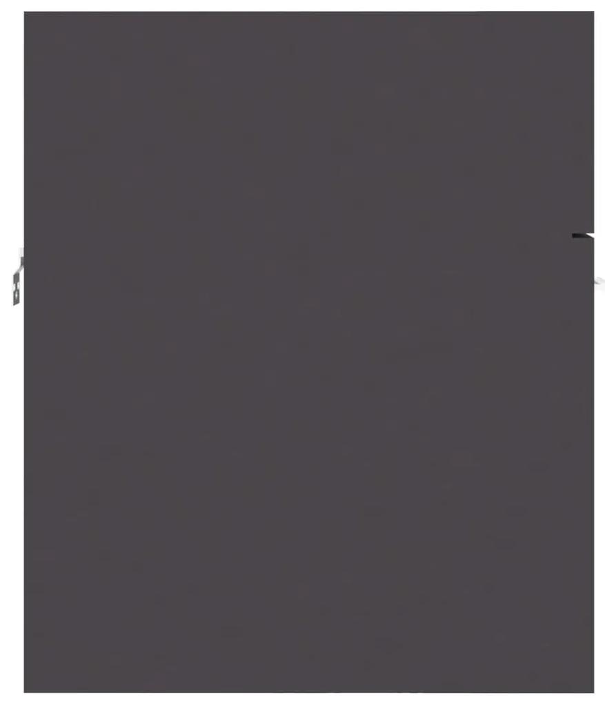vidaXL Ντουλάπι Νιπτήρα Γκρι 41 x 38,5 x 46 εκ. από Μοριοσανίδα