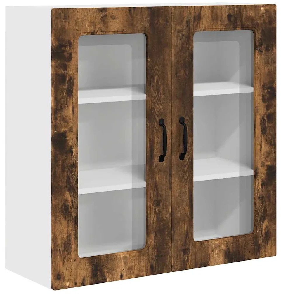 vidaXL Ντουλάπα Κουζίνας με ράφι Καπνιστό Δρύς 80 x 31 x 80 εκ.