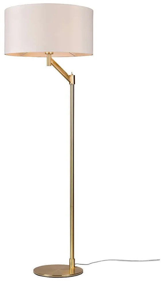 Φωτιστικό Δαπέδου Cassio 414400108 50x158cm 1xE27 60W Brass-White Trio Lighting