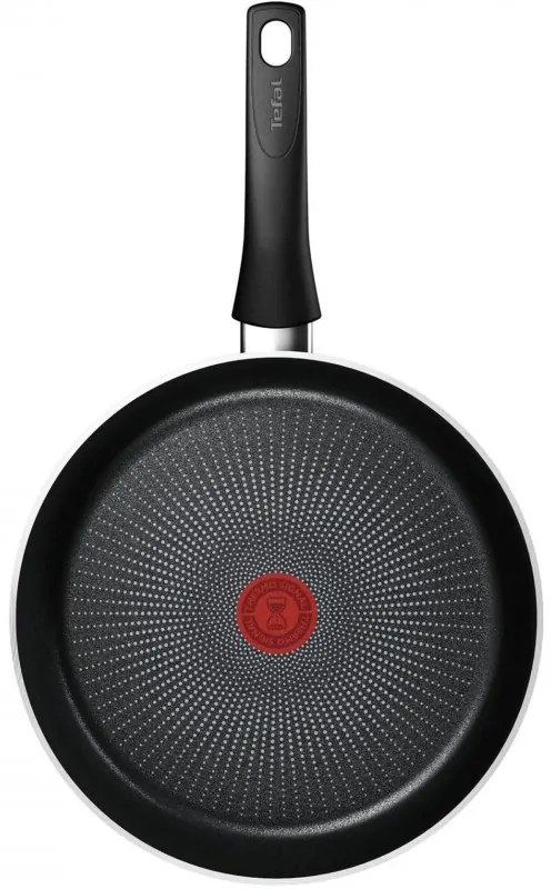 Τηγάνι Tefal C2920653 Force, 28 cm, Αντικολλητική επίστρωση, Thermo-signal, Induction, Μαύρο