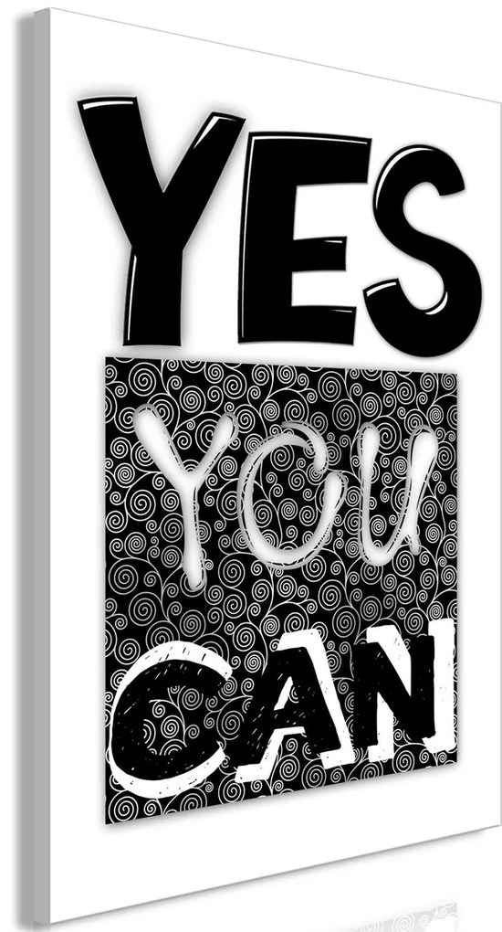 Πίνακας - Yes You Can (1 Part) Vertical - 40x60