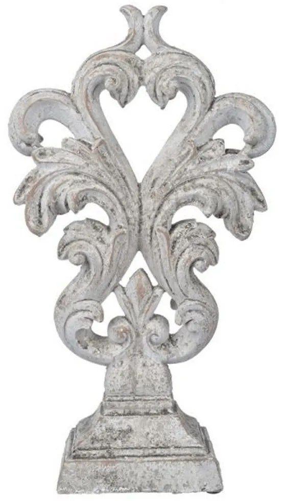 Διακοσμητικό Αντικείμενο Επιτραπέζιο Cornelius AV1231 21,1x8,9x38,1cm Grey Artekko Τσιμέντο