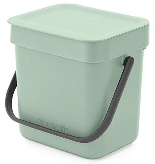 Brabantia 1005520 Κάδος απορριμμάτων Sort&amp;Go 3L, Jade Green