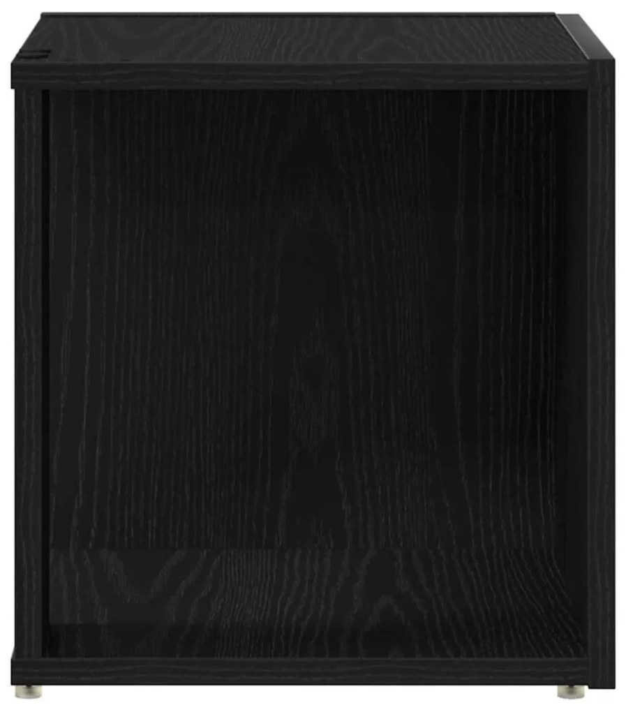 vidaXL Γωνιακά ράφια Μαύρη δρυς 33 x 33 x 34.5 cm Επεξεργασμένο ξύλο