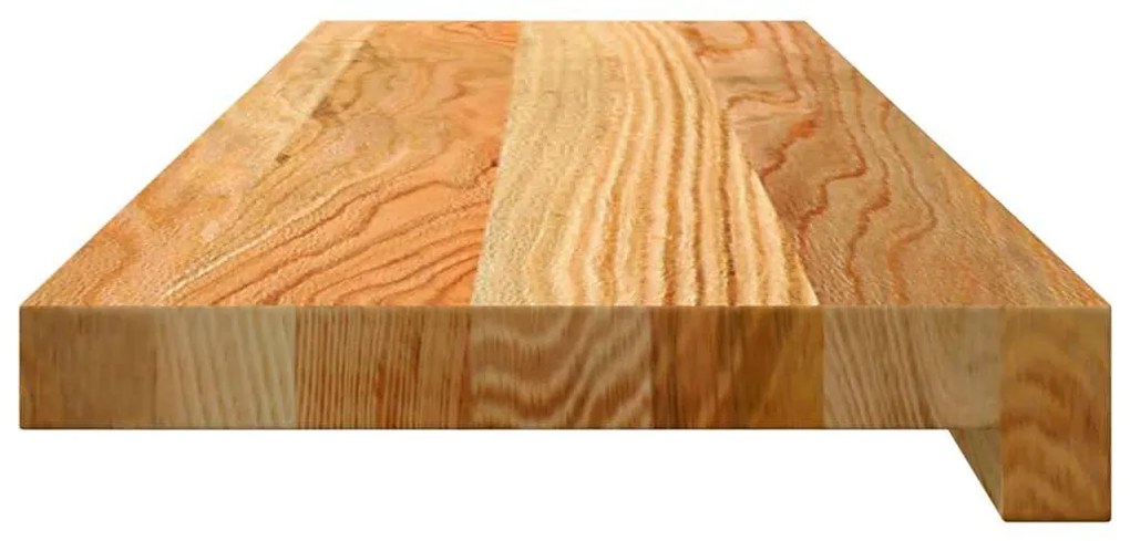 vidaXL Περβάζια παραθύρων 2 τεμ. Αν. Καφέ 80x20x2 εκ. Μασίφ Ξύλο Δρυός